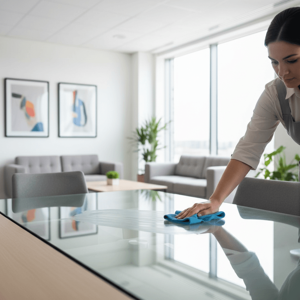 Commercial office cleaning and janitorial service